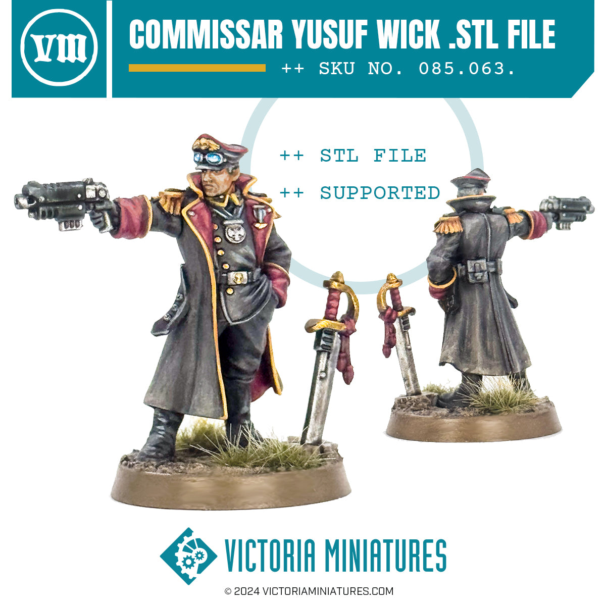 Commissar Yusuf Wick .STL Download