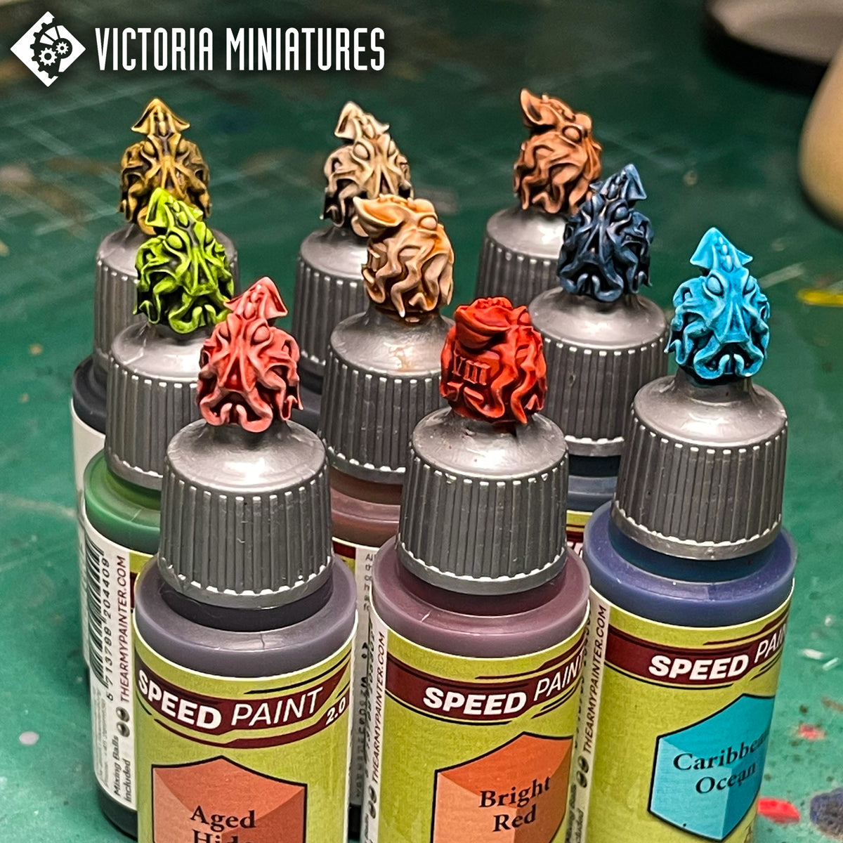 Kraken Paint Bottle Topper x10