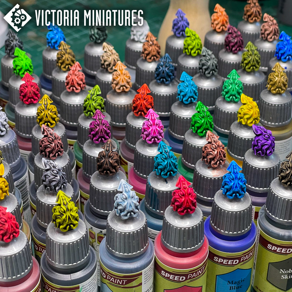 Kraken Paint Bottle Topper x10