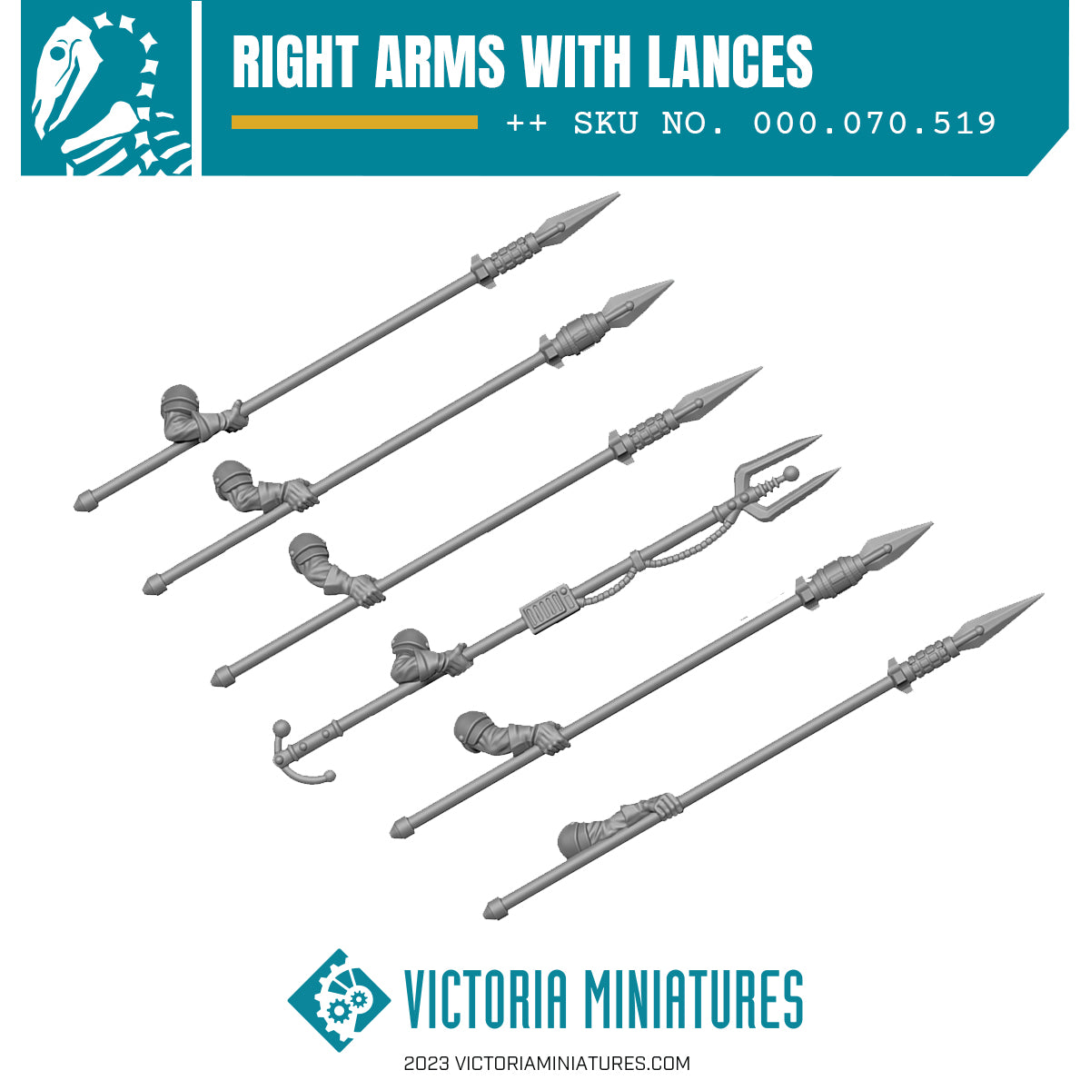 Rough Rider Right Lance Arms x6