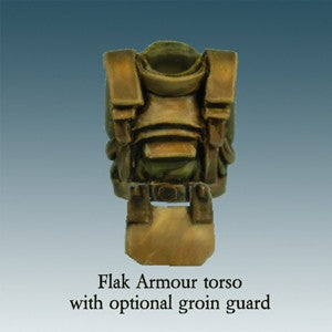 Flak Armour Torsos (x5) Resin