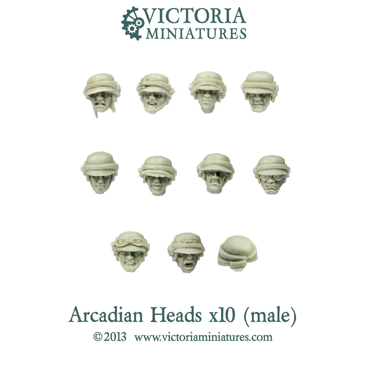 Arcadian Heads x10 (Male)