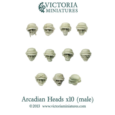 Arcadian Heads x10  (Male)