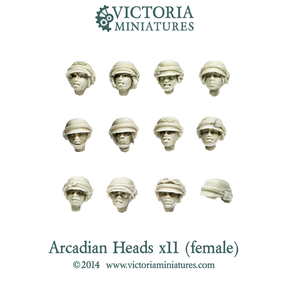 Arcadian Heads x11 (Female)