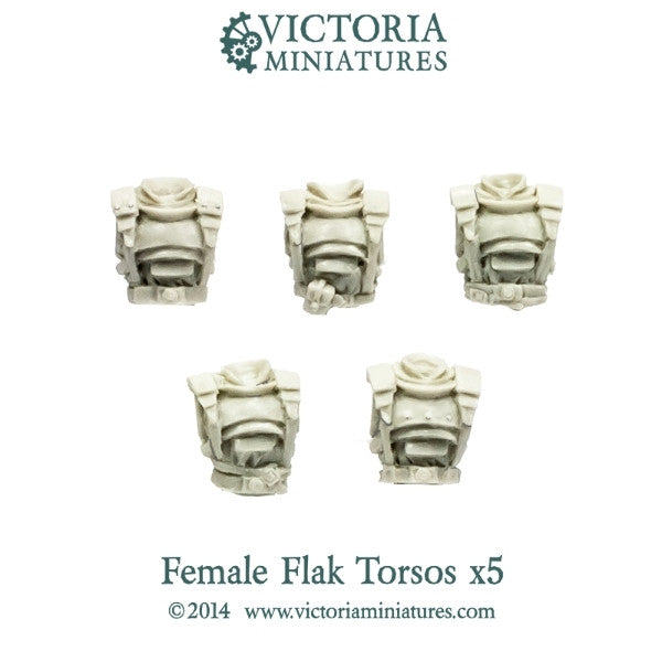 Female Flak Armour Torsos.