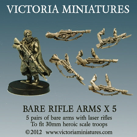 Bare Laser Rifle Arms (5 pairs)