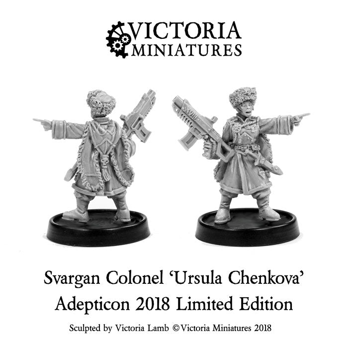 Ursula Chenkova Adepticon 2018. Limited Collectors Edition, Svargan Colonel