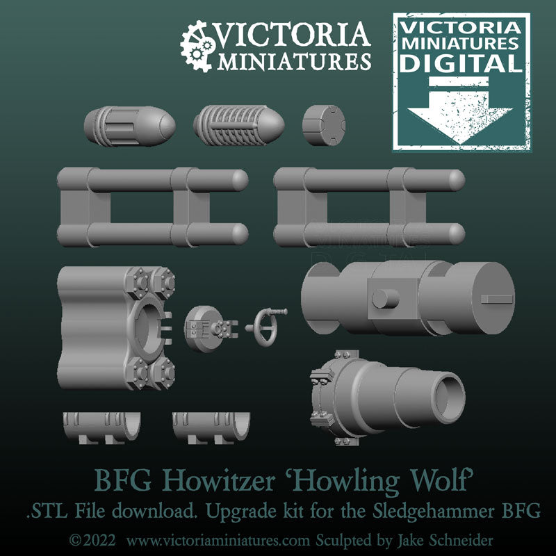 Sledgehammer BFG Howitzer Upgrade .STL