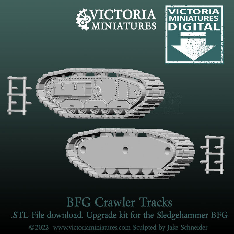 Sledgehammer BFG Crawler Tracks .STL