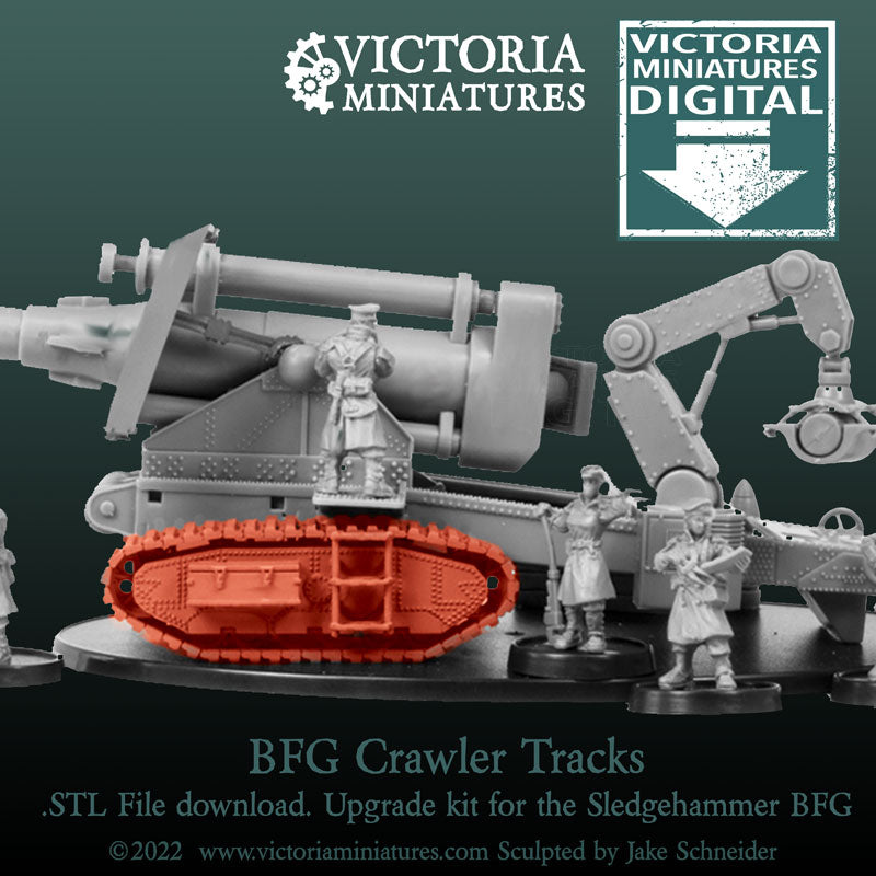 Sledgehammer BFG Crawler Tracks .STL