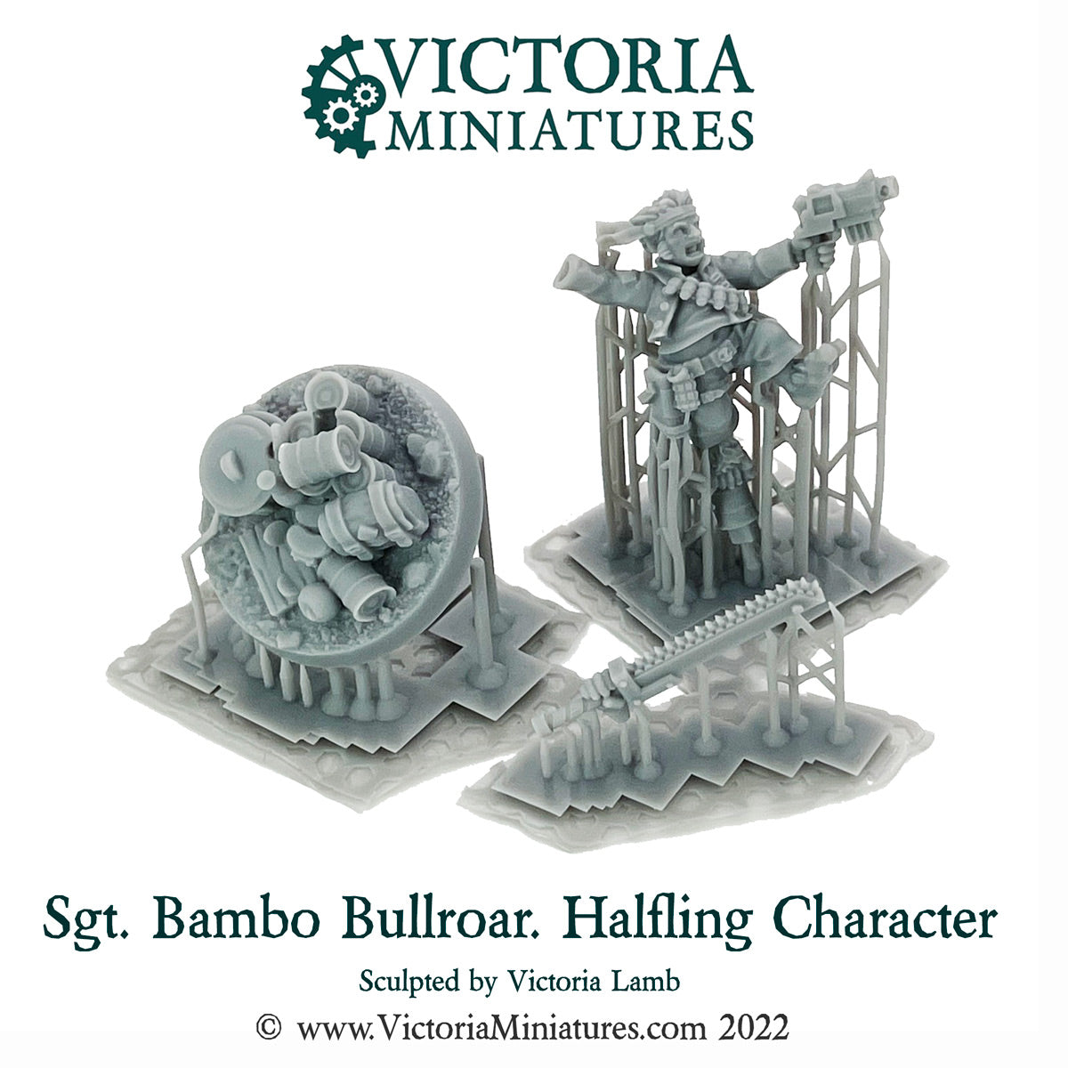 Sgt. Bambo Bullroar Halfilng Character .STL Files