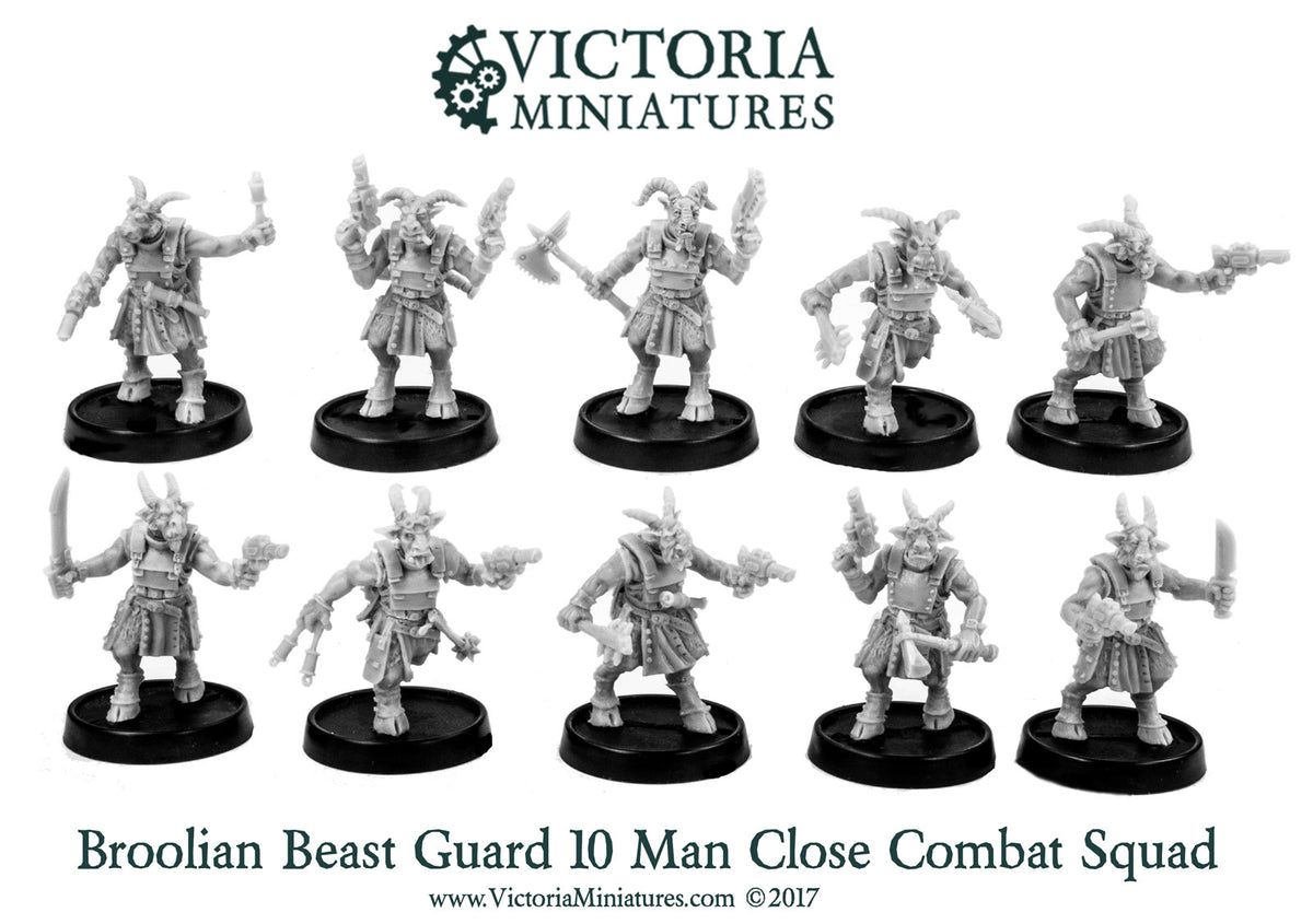 Broolian Beast Guard 10 Man Close Combat Squad.