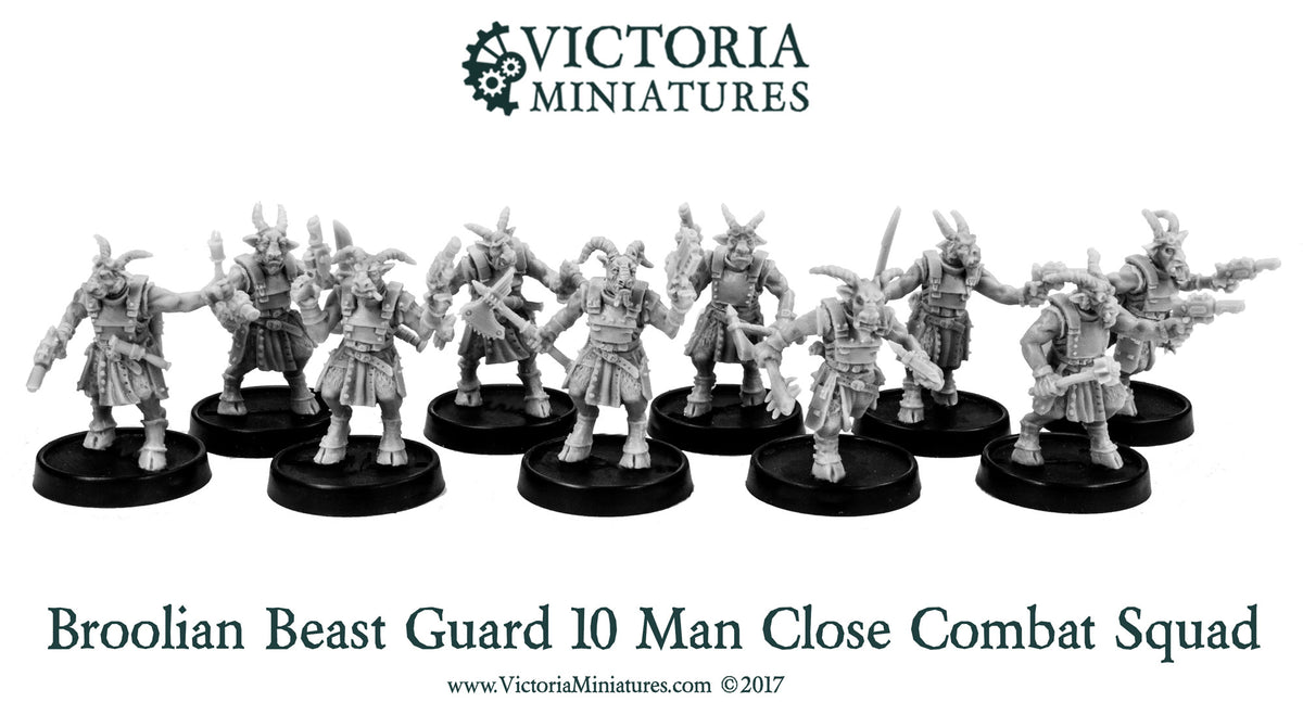 Broolian Beast Guard 10 Man Close Combat Squad.