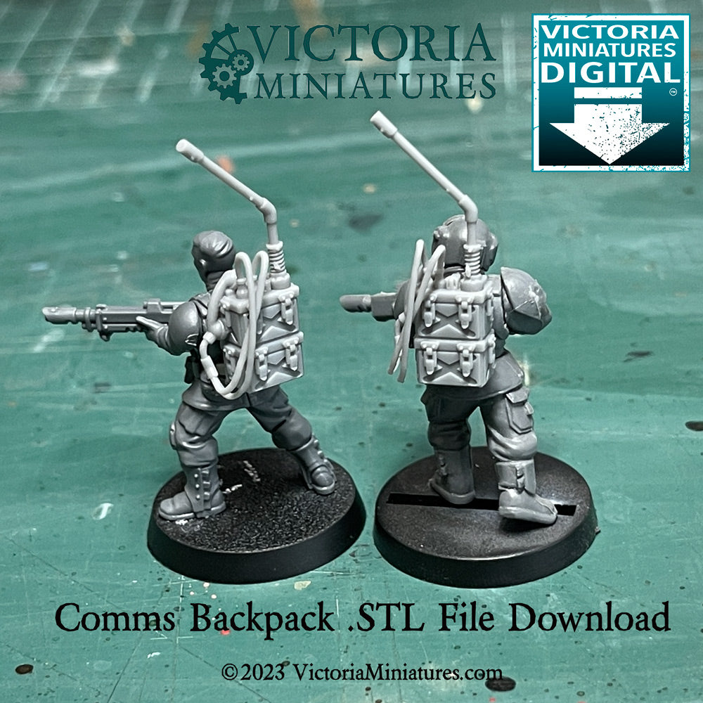 Comms Backpack .STL Download