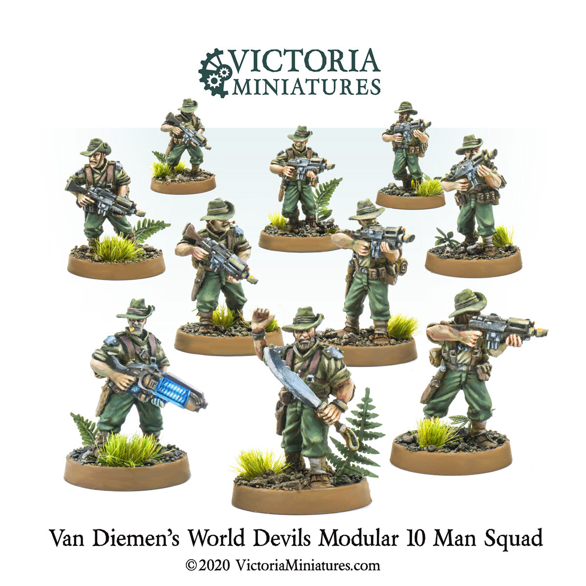 Van Diemen's World Devils 10 Man Squad.