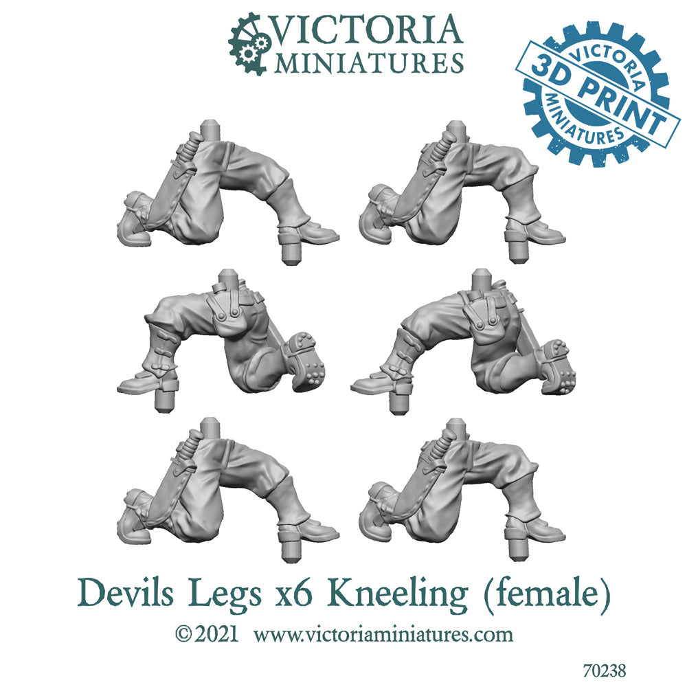 Devil's Legs Kneeling x6 (Female)