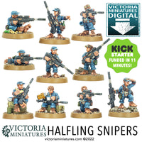 Halfling Snipers 10 Man Squad .STL Files