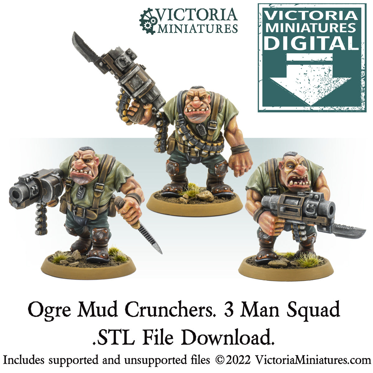 'Space Aussie' Ogres . STL Download