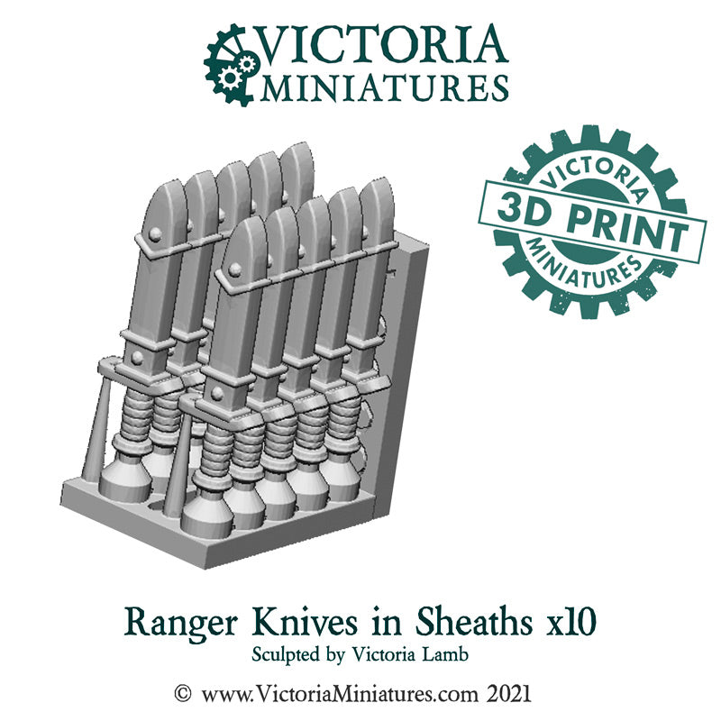 Ranger Knives in Sheathes x 10