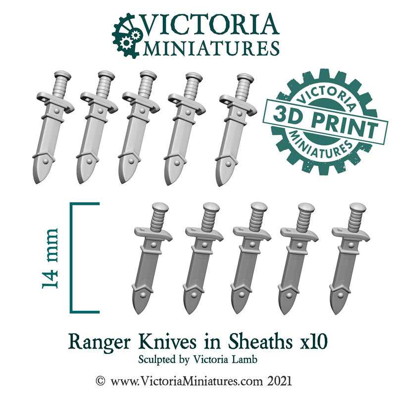 Ranger Knives in Sheathes x 10