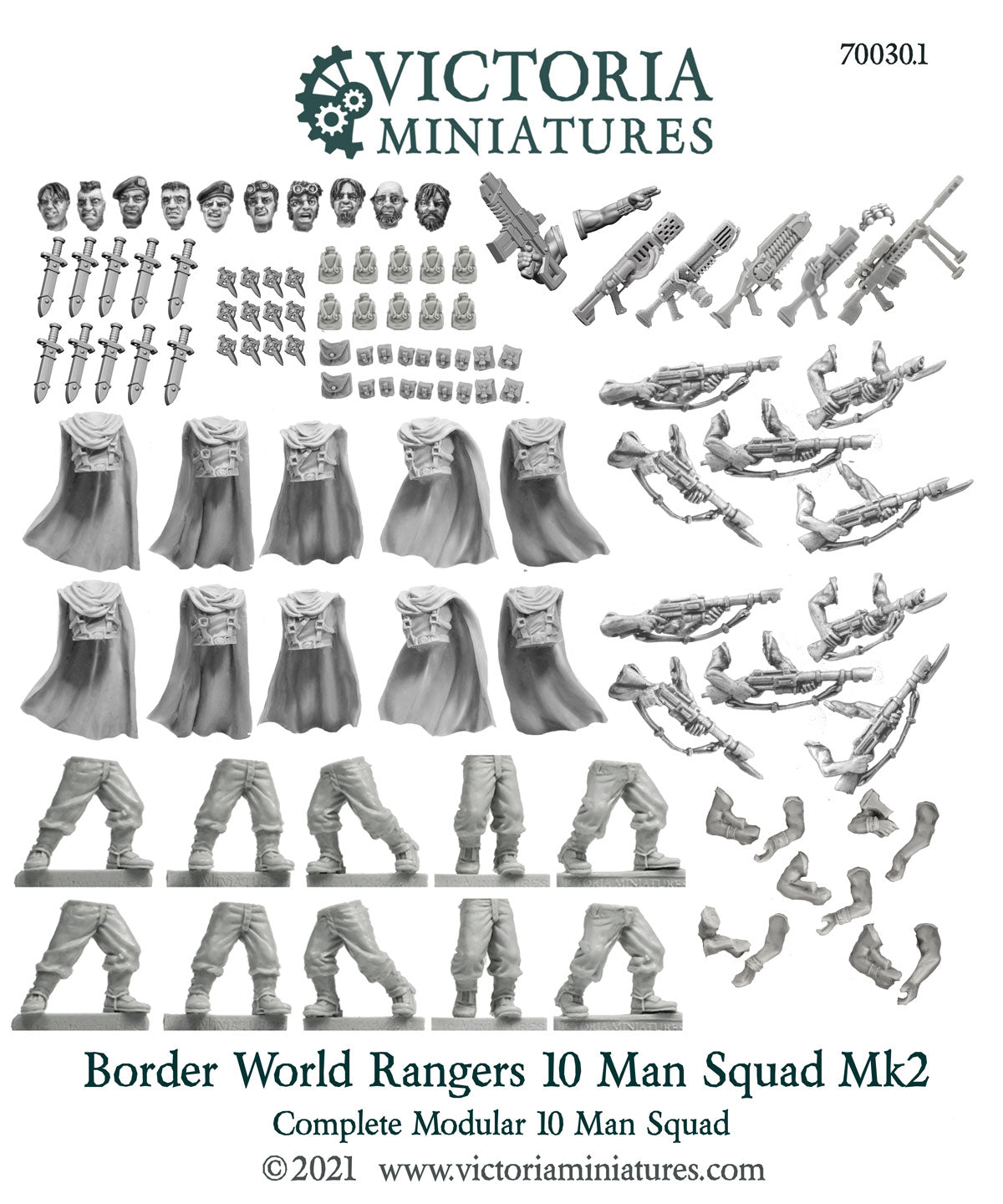 Border World Rangers 10 Man Squad