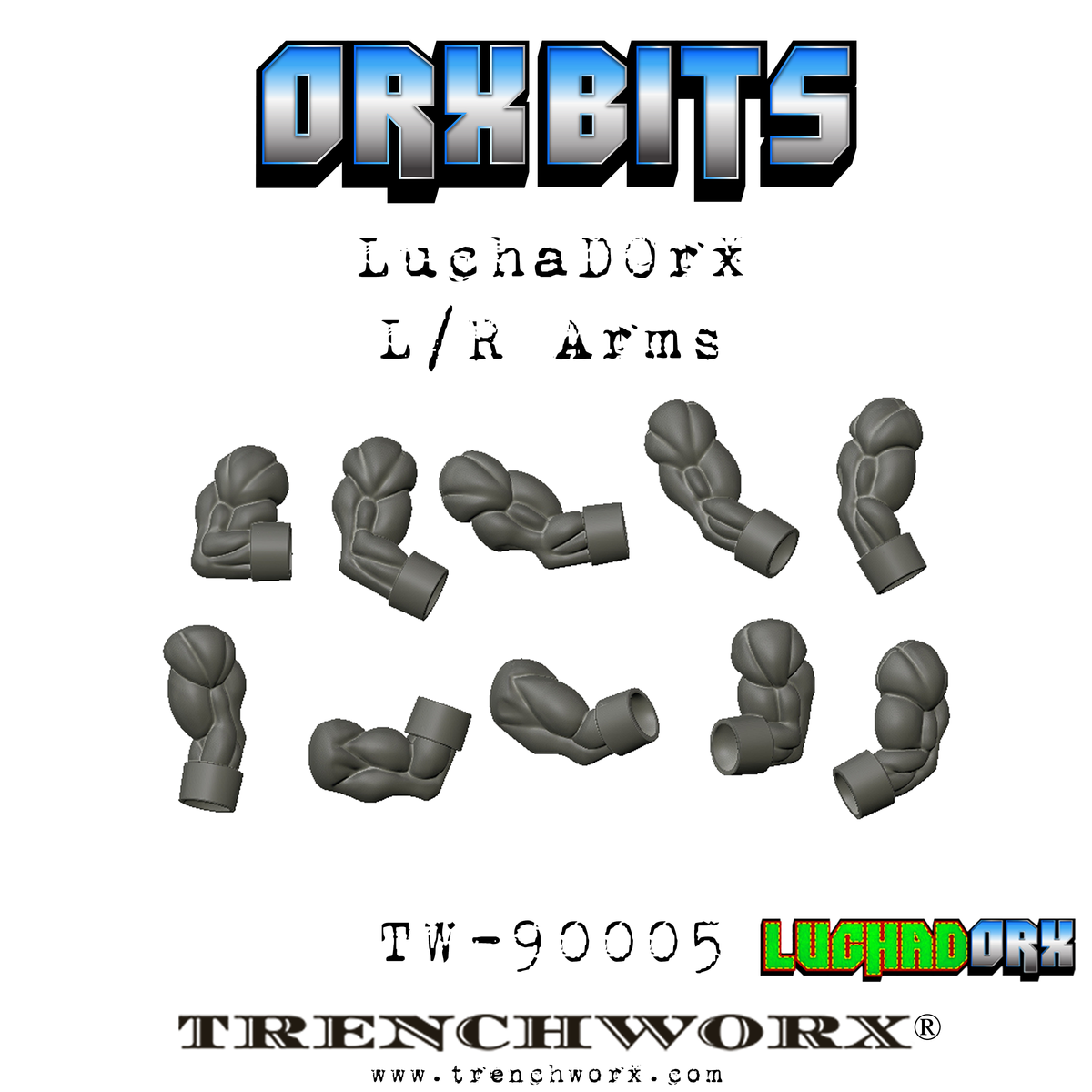 LuchaDOrx Left & Right Arms (X5)