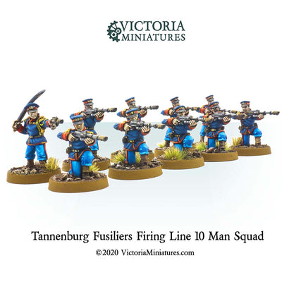Tannenburg Fusiliers 10 Man Firing Line Squad