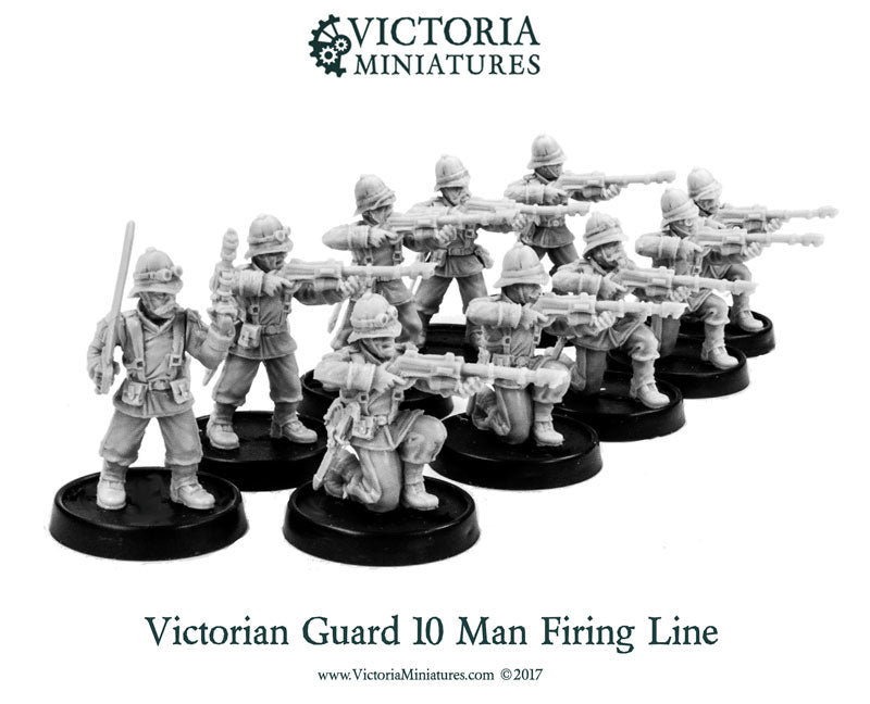 Victorian Guard 10 Man Firing Line Squad.