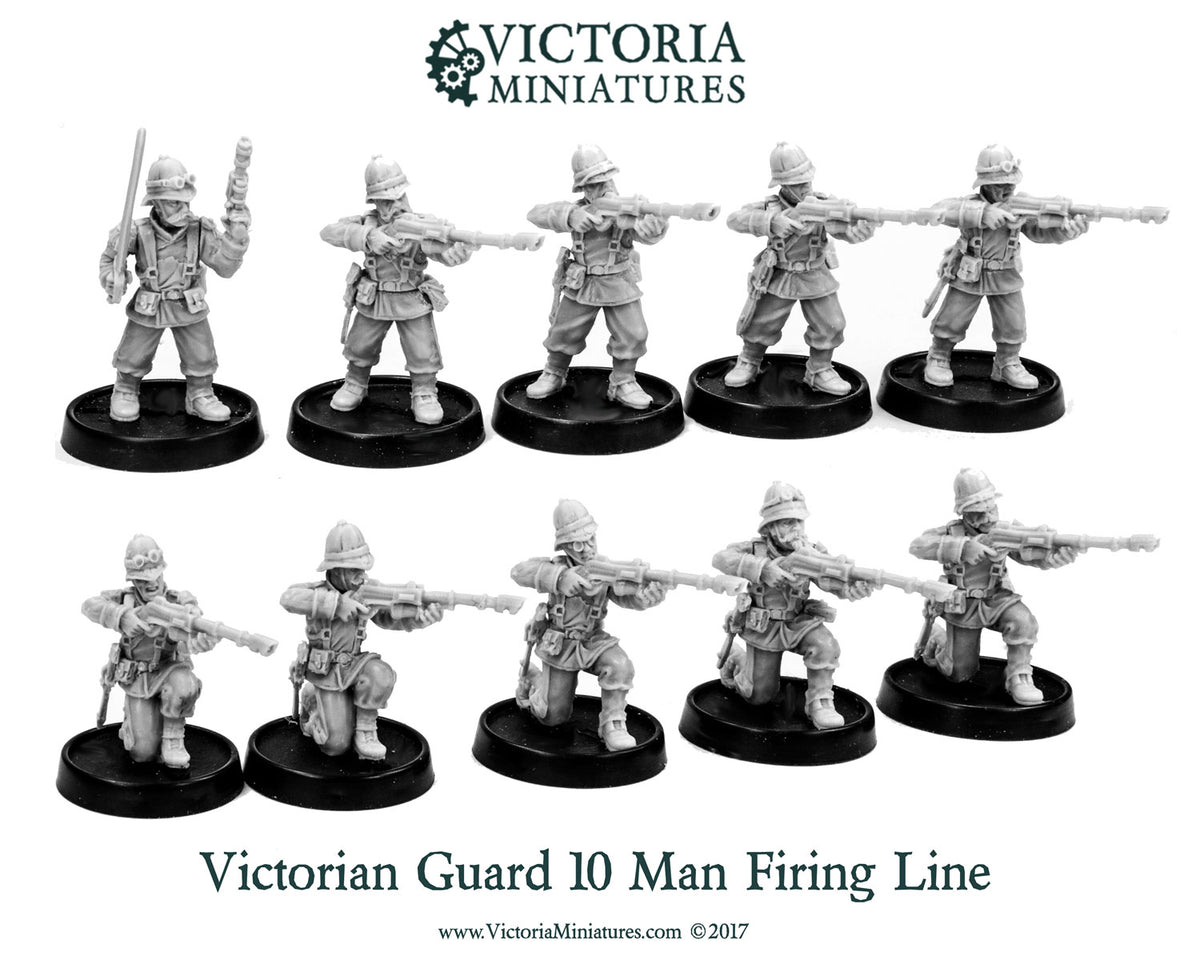 Victorian Guard 10 Man Firing Line Squad.
