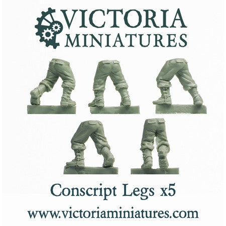Conscript Legs x5 (Resin)