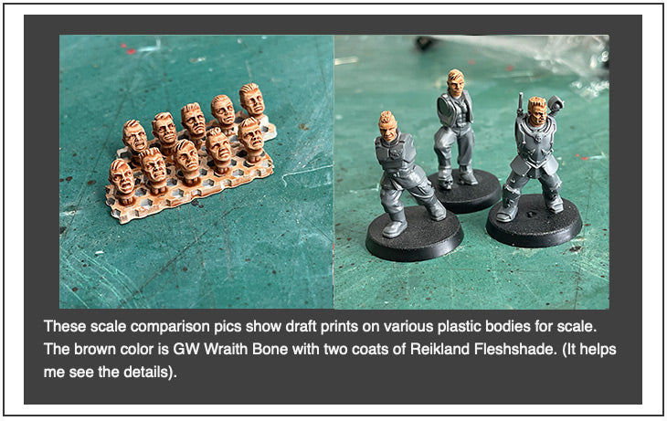 Male Heads with Short Hair x10