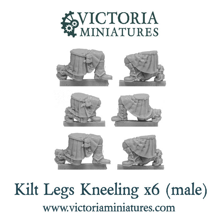 Kilt Legs Kneeling x6 (male)