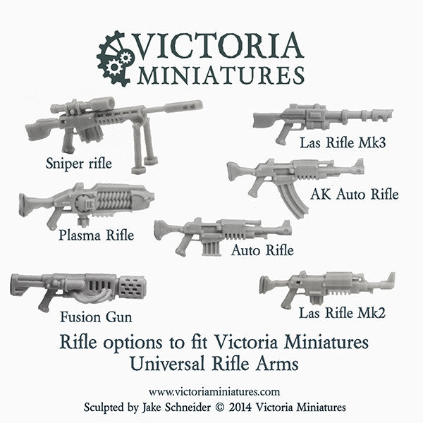 Universal Rolled Sleeve Rifle Arms (male)