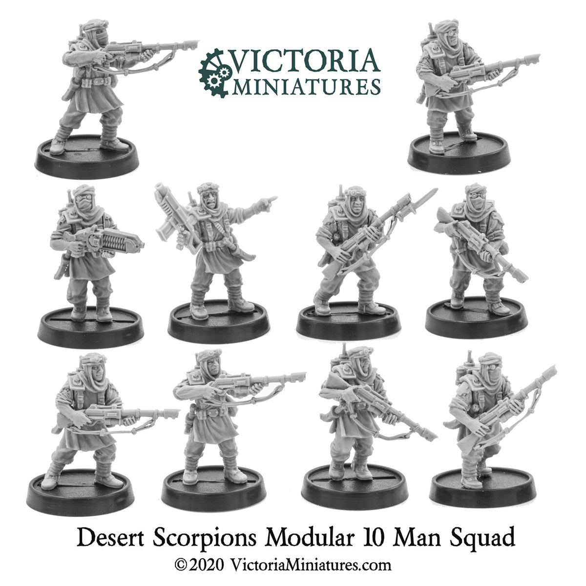 Desert Torsos with Heads 'B' Male