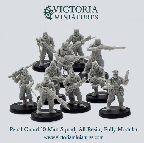 Penal Guard Arms with Laser Rifles (Male)
