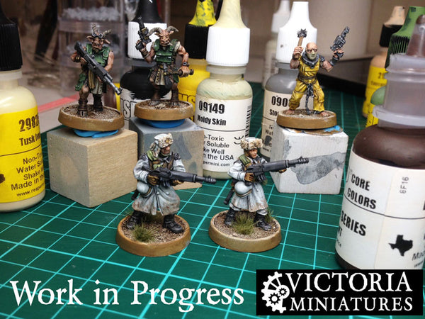 Painting Svargan Shock Soldats WIP