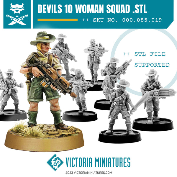 Van Diemens World Devils Female Squad Digital Download.