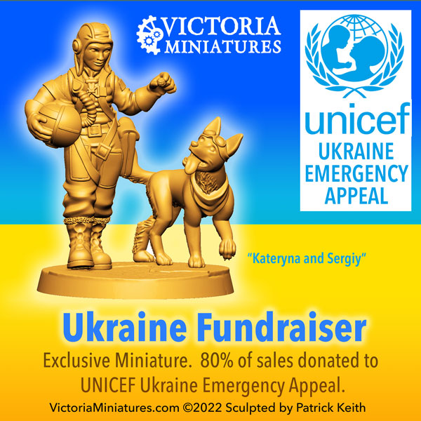 Ukraine Fundraiser Exclusive Miniature.