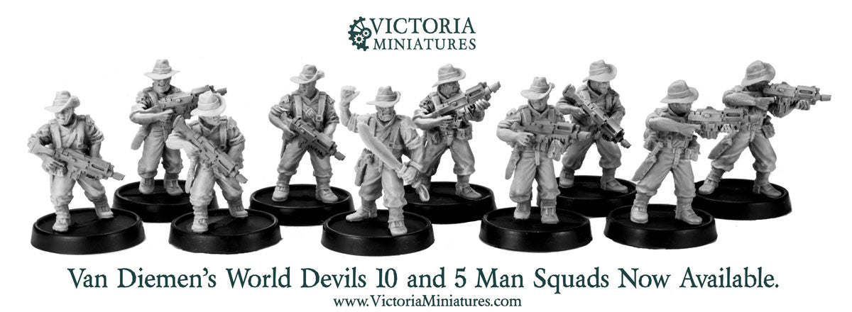 New Van Diemen's World Devils Squads Now Available