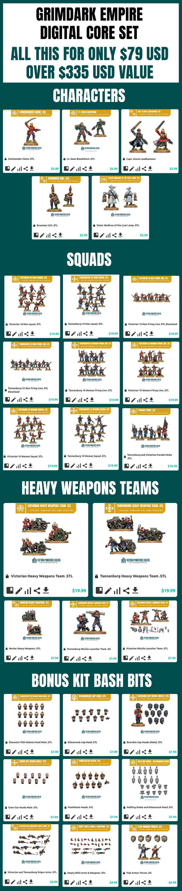 Grimdark Empire Late Pledge Now Open on MyMiniFactory
