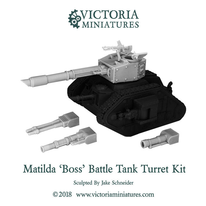 Victoria Miniatures, Matilda Tank Turret Kit, Now Shipping
