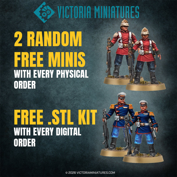 New FREE miniatures with every order