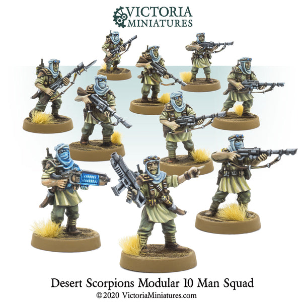 Desert Scorpions 10 Man Squad Now Shipping.