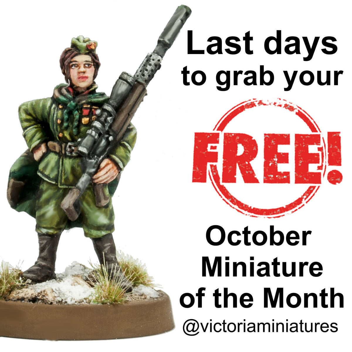 Last Days, for Free October Miniature of the Month.