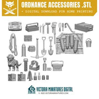 Artillery Accessories .STL Download Victoria Miniatures
