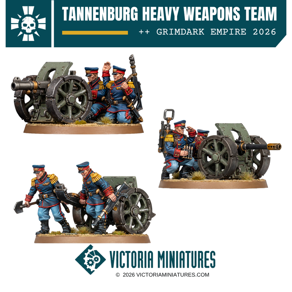 Tannenburg Heavy Weapons Team Victoria Miniatures