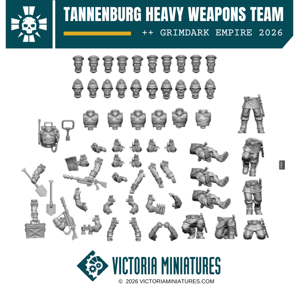 Tannenburg Heavy Weapons Team Victoria Miniatures