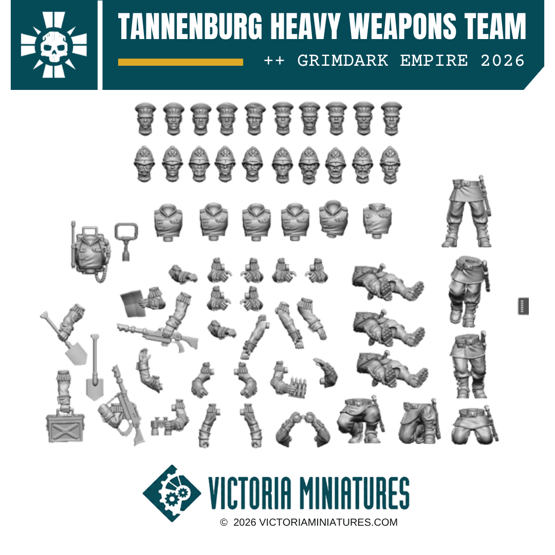 Tannenburg Heavy Weapons Team Victoria Miniatures