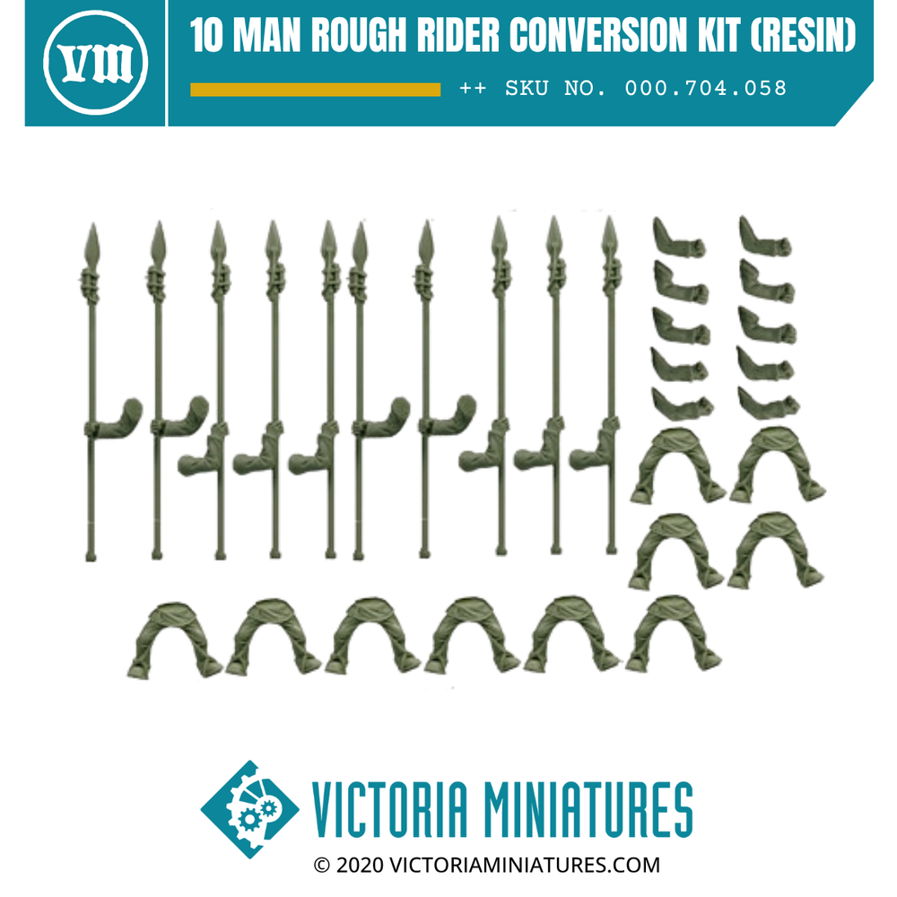 10 Man Rough Rider Conversion Kit (Resin)