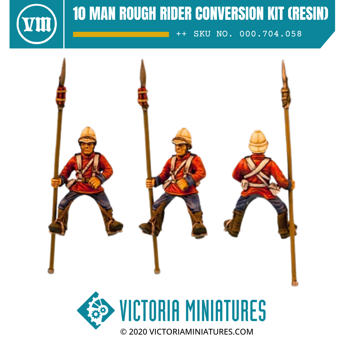 10 Man Rough Rider Conversion Kit (Resin)
